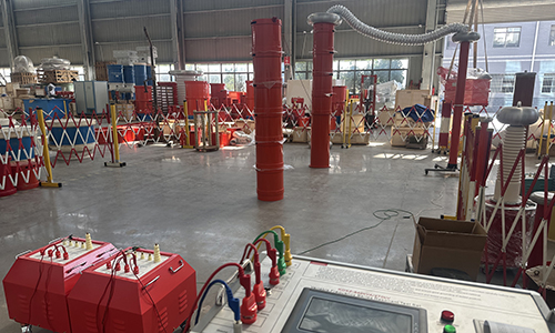 540KVA/270KV串聯諧振完成出廠實驗整裝待發